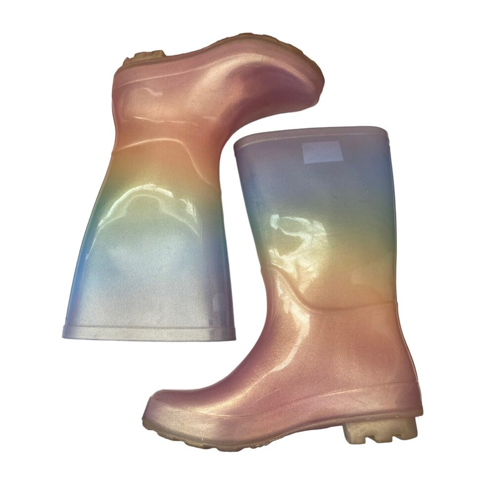 Cat & Jack CeCe rainbow rainboots size 13 - Picture 10 of 10